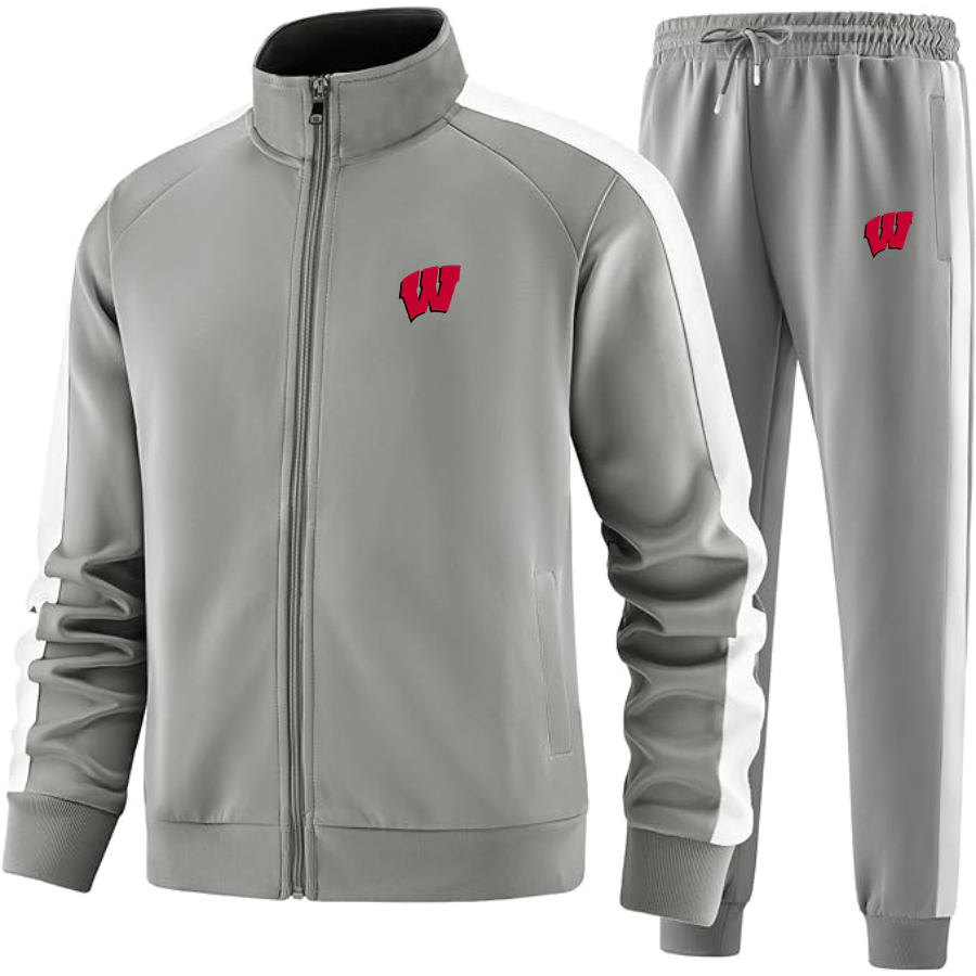 Men's Wisconsin Badgers Logo Dri-Fit TrackSuit