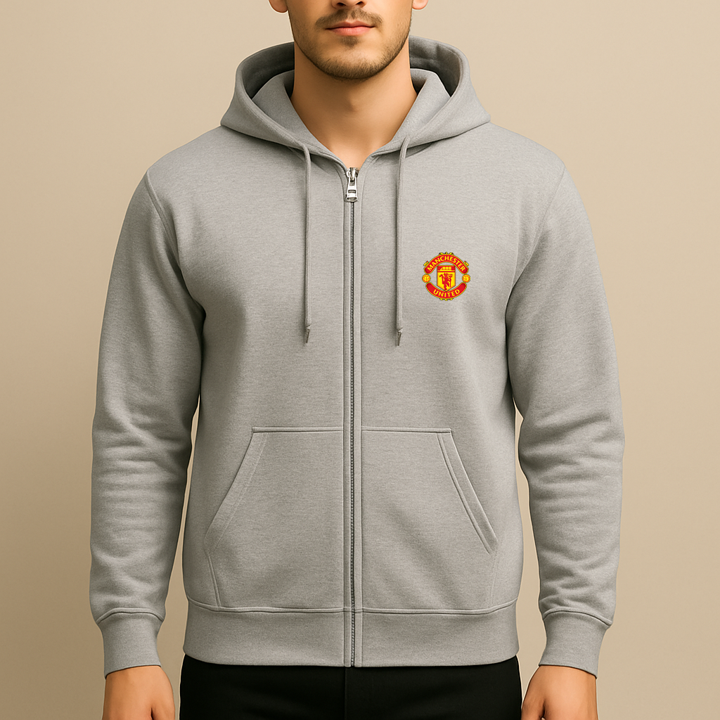 Men’s Manchester United Soccer Zipper Hoodie