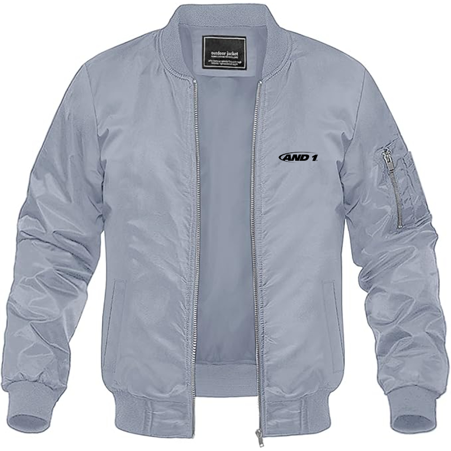 Men's AND1 Logo Lightweight Bomber Jacket