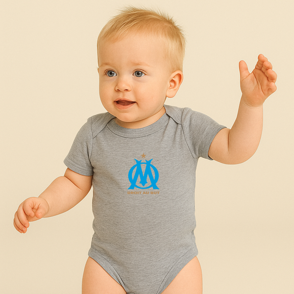 Olympique de Marseille FC Baby Romper Onesie
