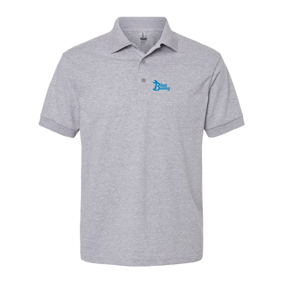 Men's Blue Bunny Logo Dry Blend Polo