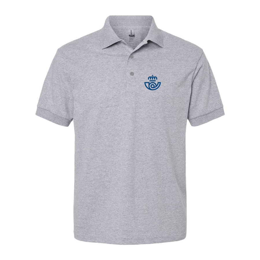 Men's Correos Logo Dry Blend Polo - Grey