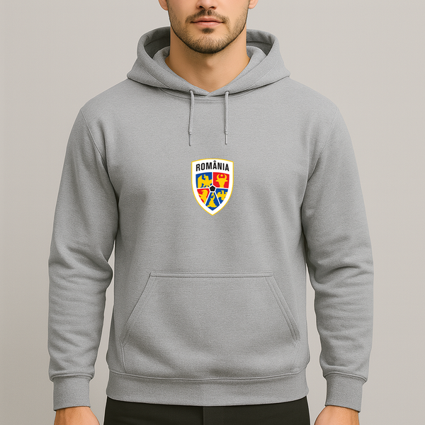 Men's Romania National Soccer Team Pullover Hoodie