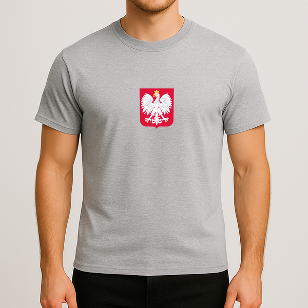 Men's Poland National Soccer Team Cotton T-Shirt