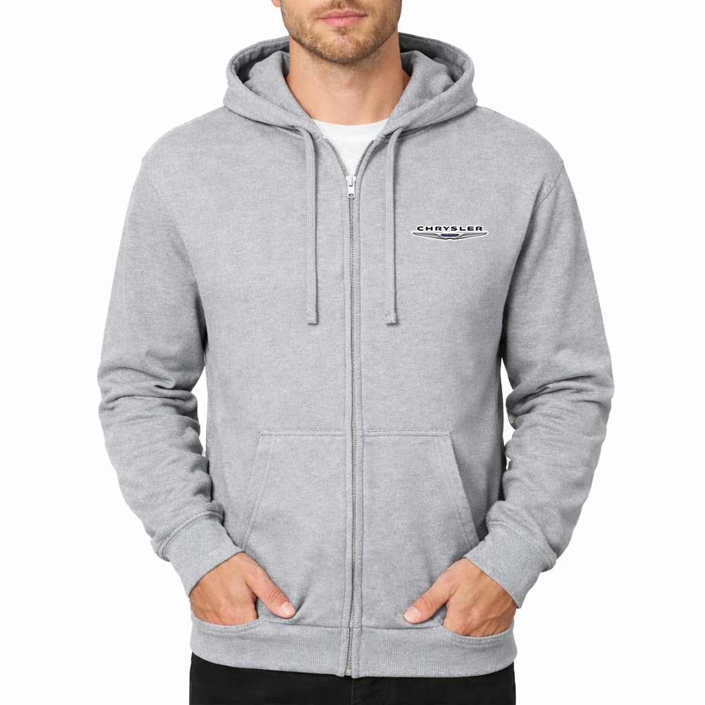 Men's Chrysler Car Zipper Hoodie