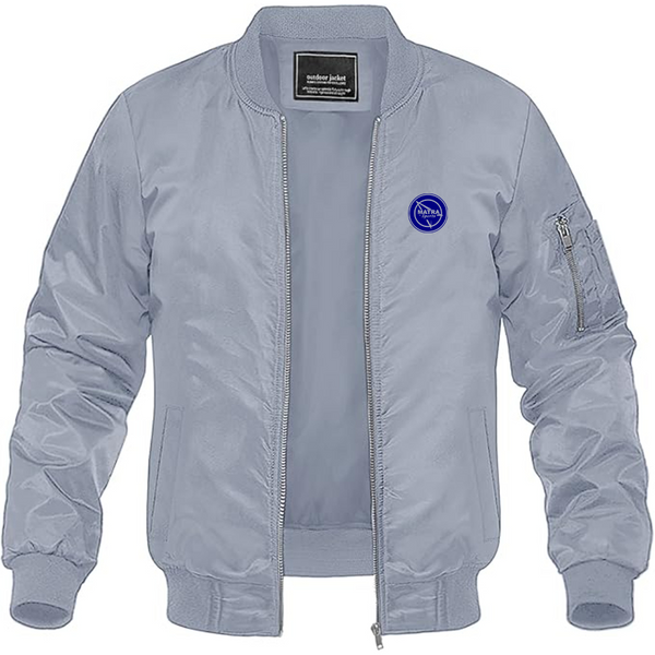 Men's Matra Sports Logo Lightweight Bomber Jacket Windbreaker Softshell Varsity Jacket Coat