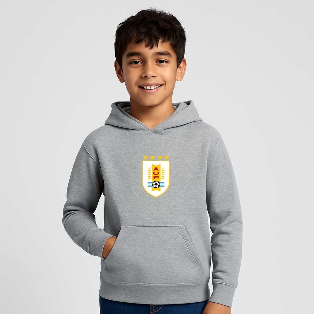 Youth Kids Uruguay National Soccer Team Pullover Hoodie