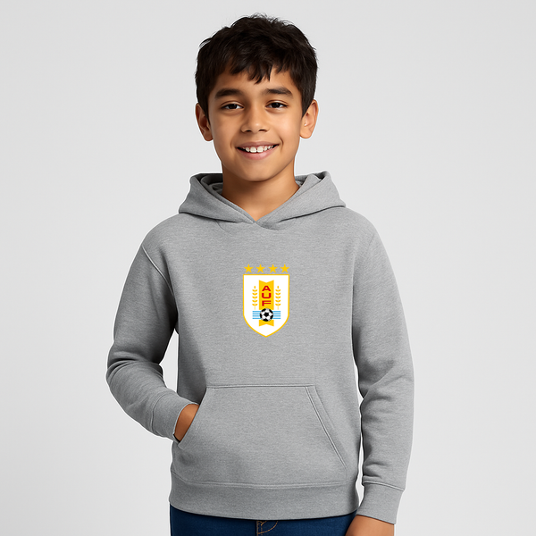 Youth Kids Uruguay National Soccer Team Pullover Hoodie