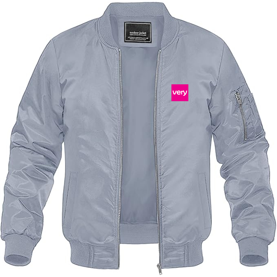 Men's Very Logo Lightweight Bomber Jacket