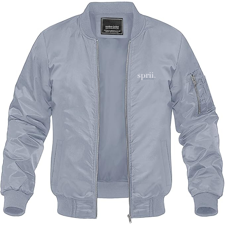 Men's Sprii Logo Lightweight Bomber Jacket