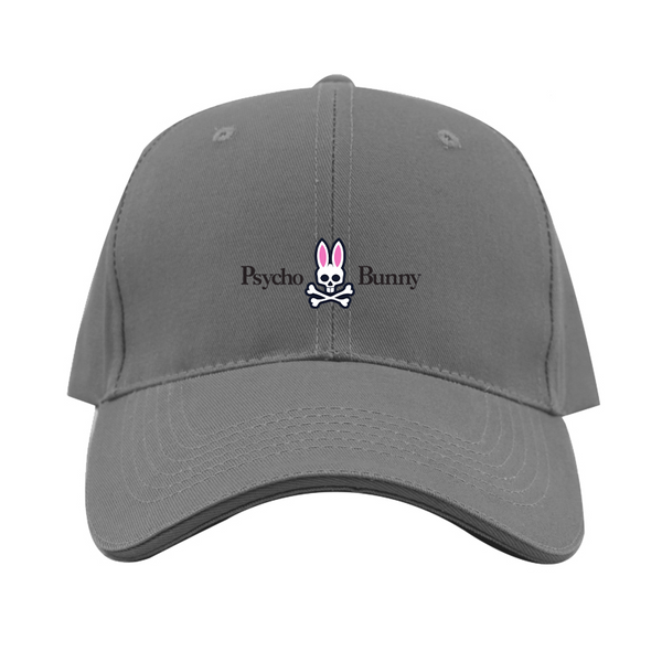 Psycho Bunny Logo  Dad Baseball Cap Hat