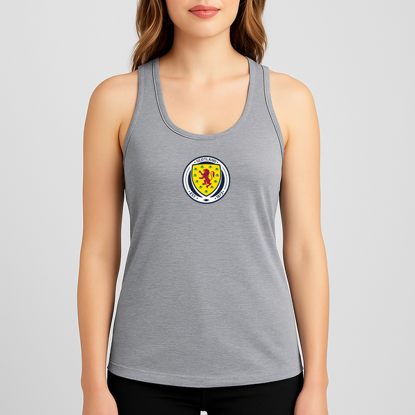 Women's Scotland National Soccer Team Racerback Tank Top
