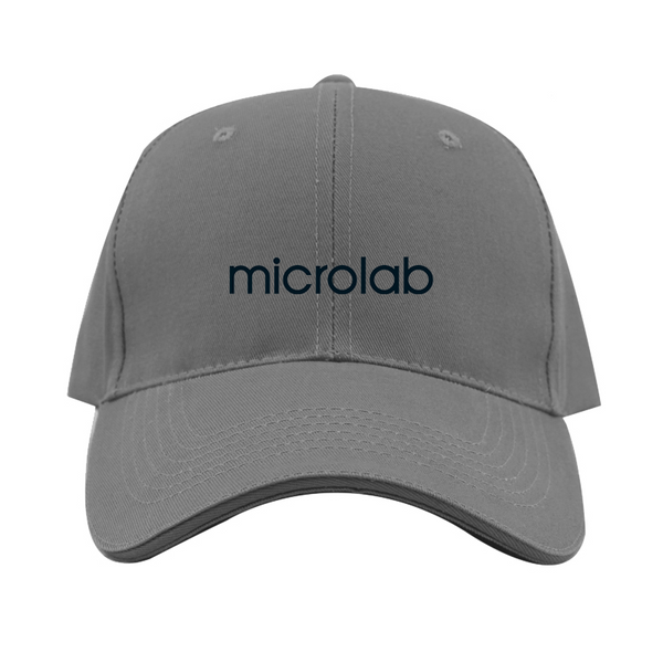 Microlab Logo  Dad Baseball Cap Hat