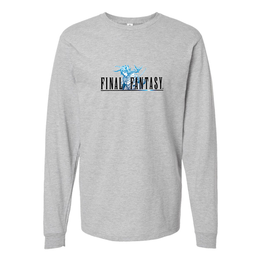 Youth Kids Final Fantasy Game Long Sleeve T-Shirt