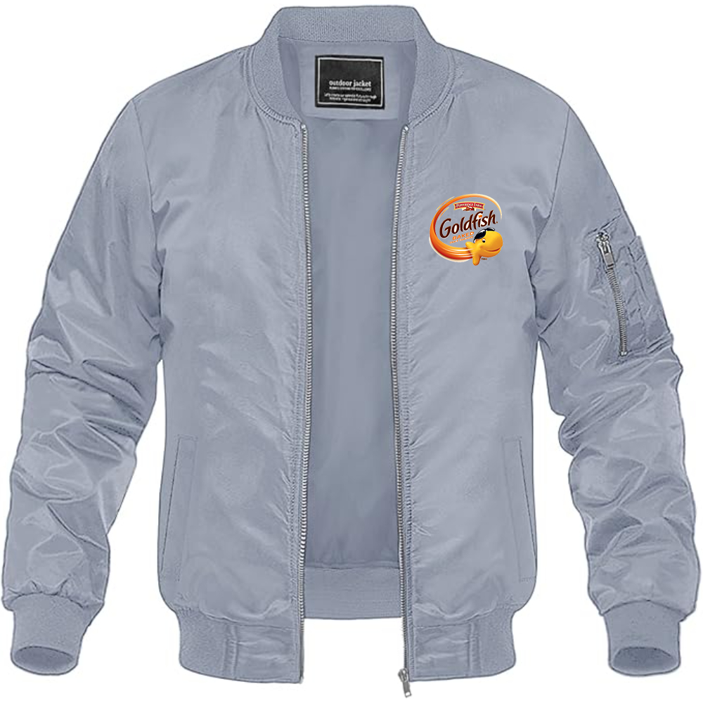 Men's Goldfish Logo Lightweight Bomber Jacket