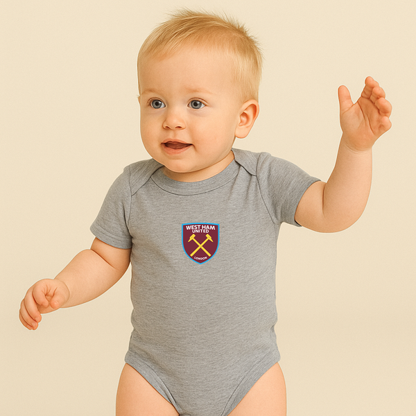 West Ham United FC Baby Romper Onesie