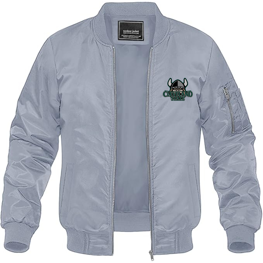 Men's Cleveland State Vikings Lightweight Bomber Jacket