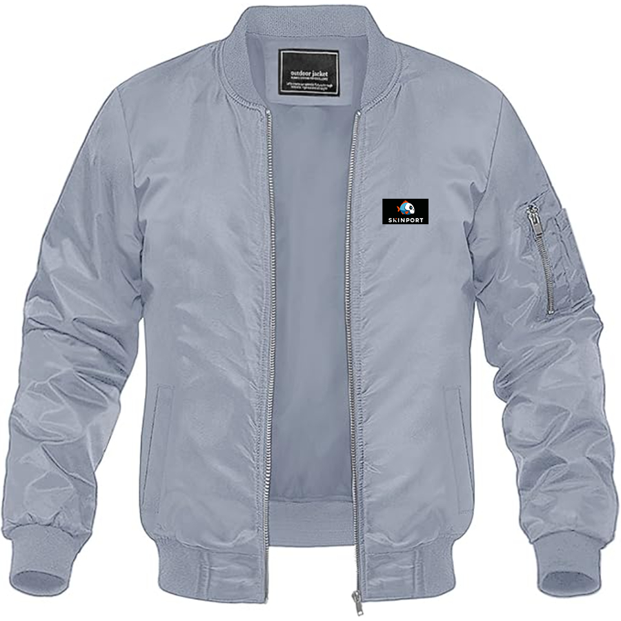 Men's Skinport Logo Lightweight Bomber Jacket