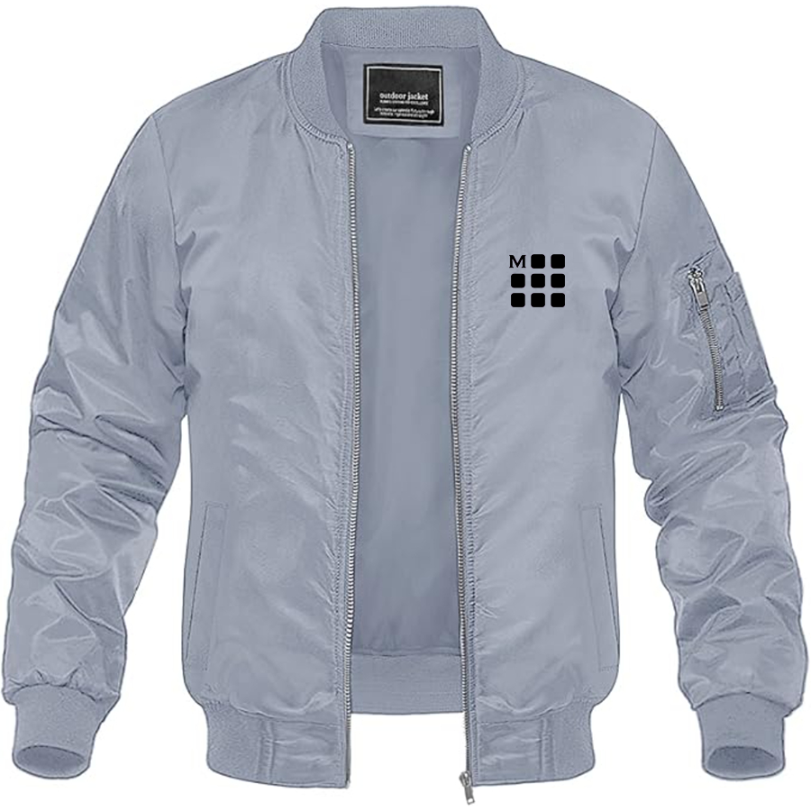 Men's Moleskine Icon Logo Lightweight Bomber Jacket