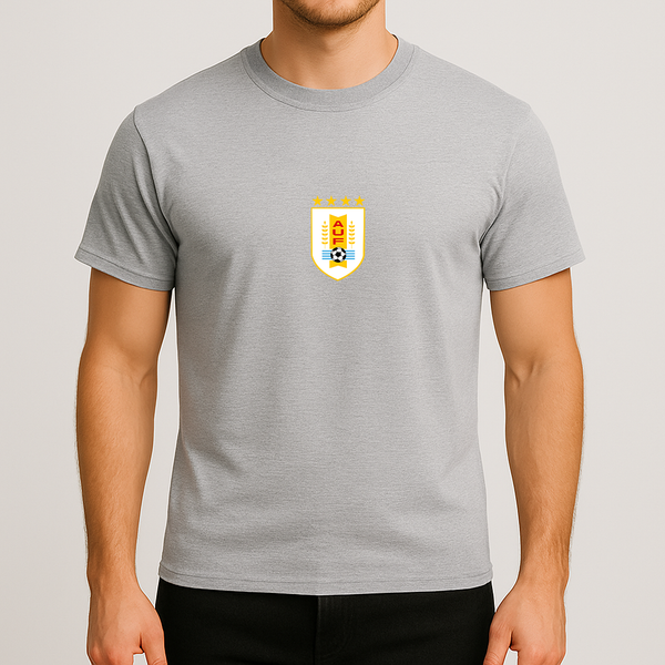 Men's Uruguay National Soccer Team Cotton T-Shirt