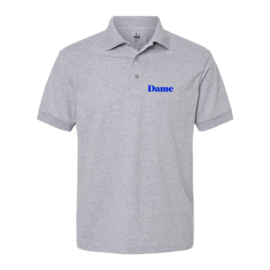 Men's Dame Products Dry Blend Polo - Grey
