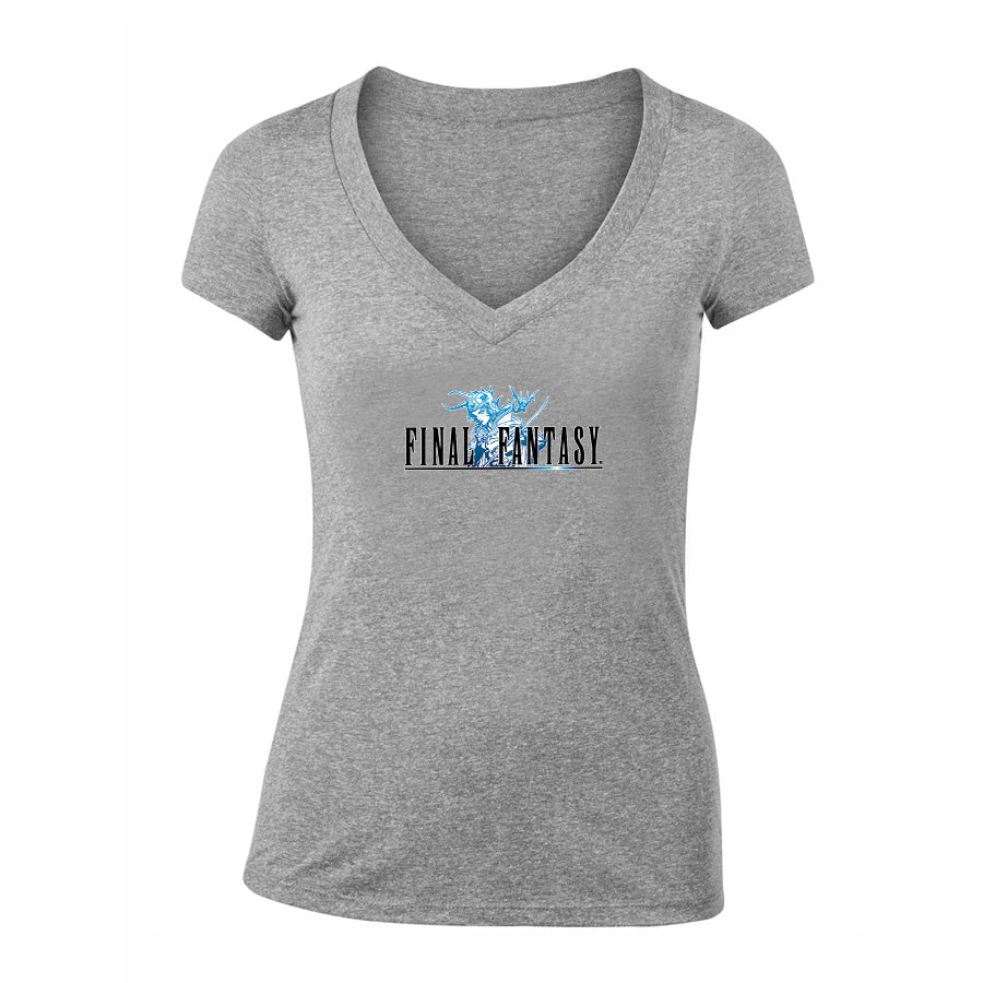 Women's Final Fantasy Game V-Neck T-Shirt