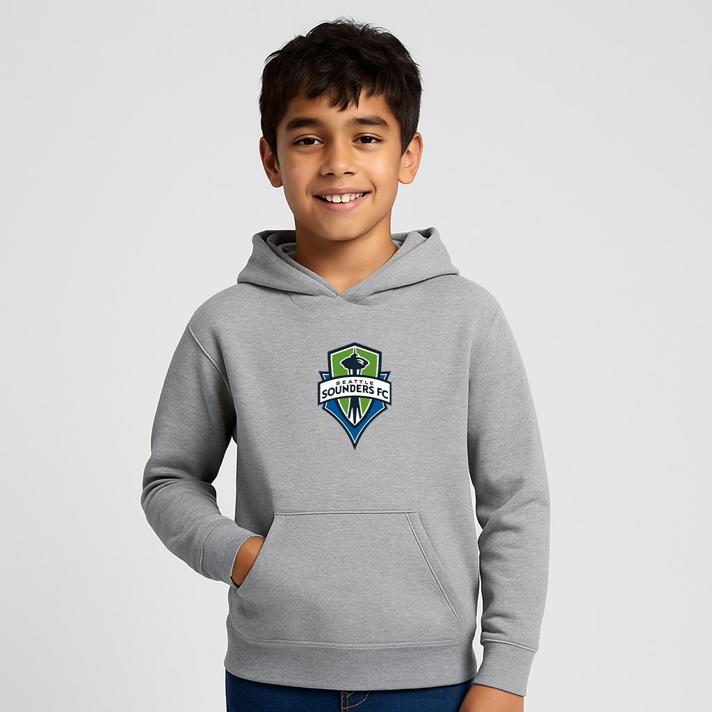Youth Kids Seattle Sounders FC Pullover Hoodie