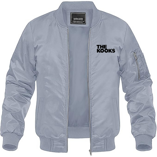 Men's The Kook  Lightweight Bomber Jacket Windbreaker Softshell Varsity Jacket Coat