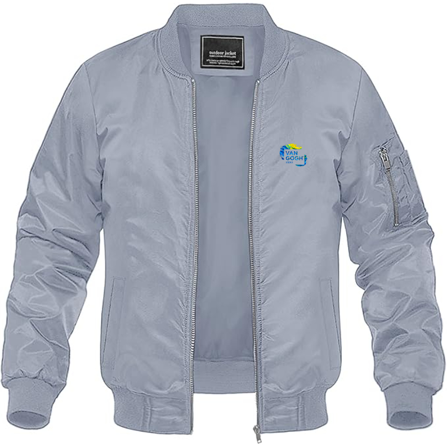 Men's Van Gogh Logo Lightweight Bomber Jacket