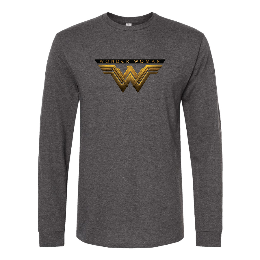 Men's Wonder Woman DC Superhero Long Sleeve T-Shirt