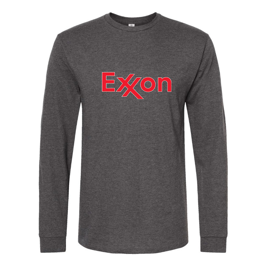 Men's Exxon Gas Station  Long Sleeve T-Shirt