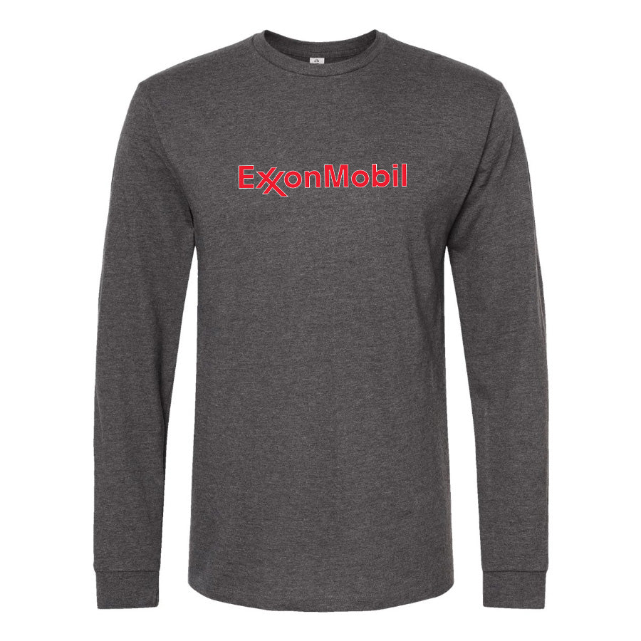 Men's Exxon Mobil Gas Station  Long Sleeve T-Shirt