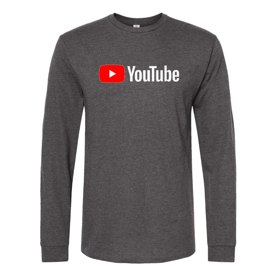 Men's YouTube Social Video Steaming Long Sleeve T-Shirt