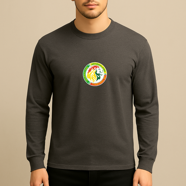 Men's Senegal National Soccer Team Long Sleeve T-Shirt