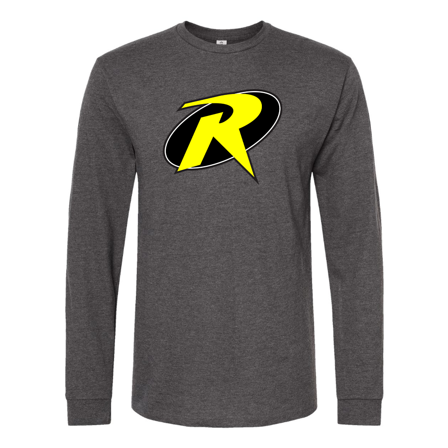 Men's Robin DC Comics Superhero Long Sleeve T-Shirt