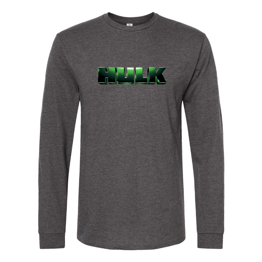 Men's The Hulk Marvel Superhero Long Sleeve T-Shirt