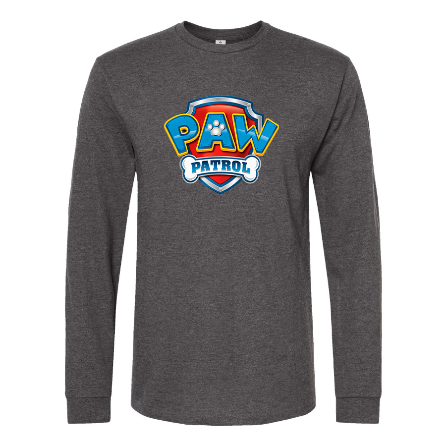 Men's Paw Patrol Cartoon Long Sleeve T-Shirt