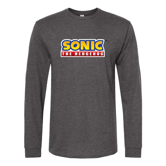 Men's Sonic The Hedgehog Cartoon Long Sleeve T-Shirt