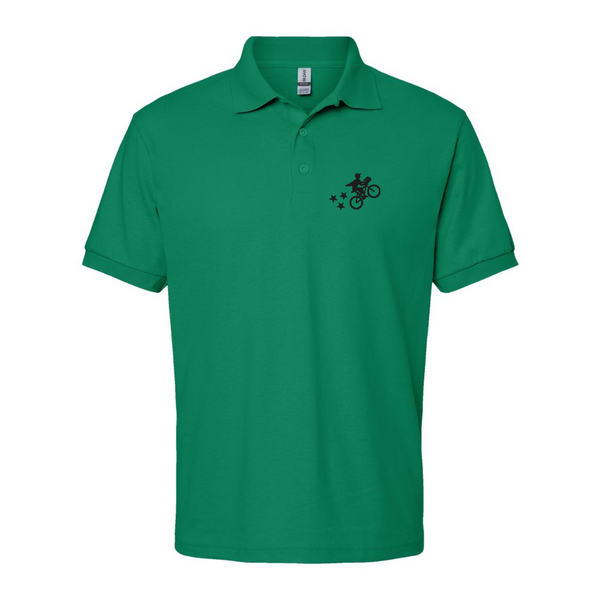 Men's Postmates Bike Dry Blend Jersey Polo