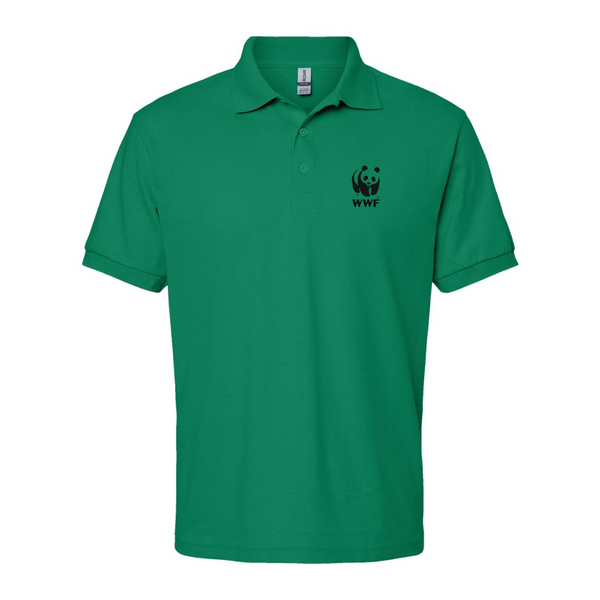Men's  WWF    Dry Blend Jersey Polo