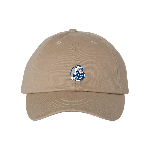 Drake Bulldogs Valucap Adult Bio-Washed Classic Dad Hat