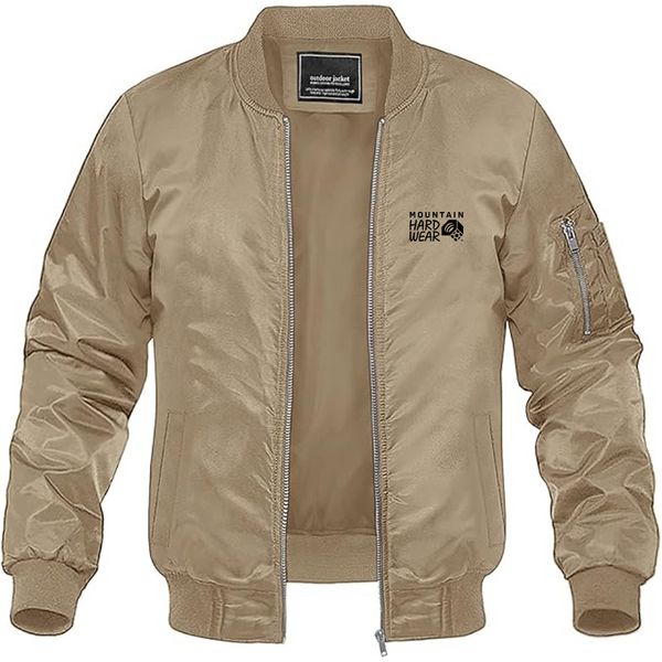 Men's Mountain Hardwear Logo Lightweight Bomber Jacket Windbreaker Softshell Varsity Jacket Coat