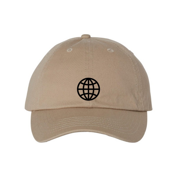 Internet Globe Valucap Adult Bio-Washed Classic Dad Hat