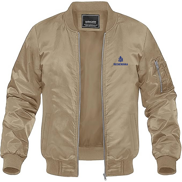 Men's Becherovka Logo Lightweight Bomber Jacket Windbreaker Softshell Varsity Jacket Coat