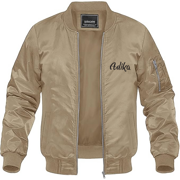 Men's Adika Lightweight Bomber Jacket Windbreaker Softshell Varsity Jacket Coat
