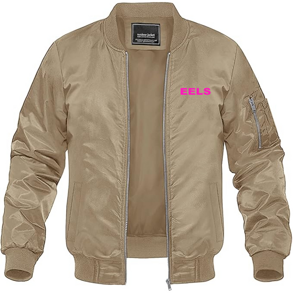 Men's Eels Lightweight Bomber Jacket Windbreaker Softshell Varsity Jacket Coat