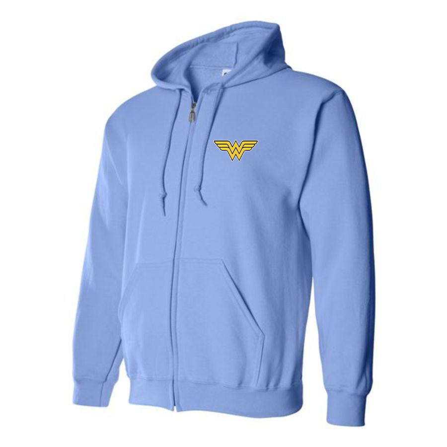 Men's Wonder Woman Superhero Zipper Hoodie