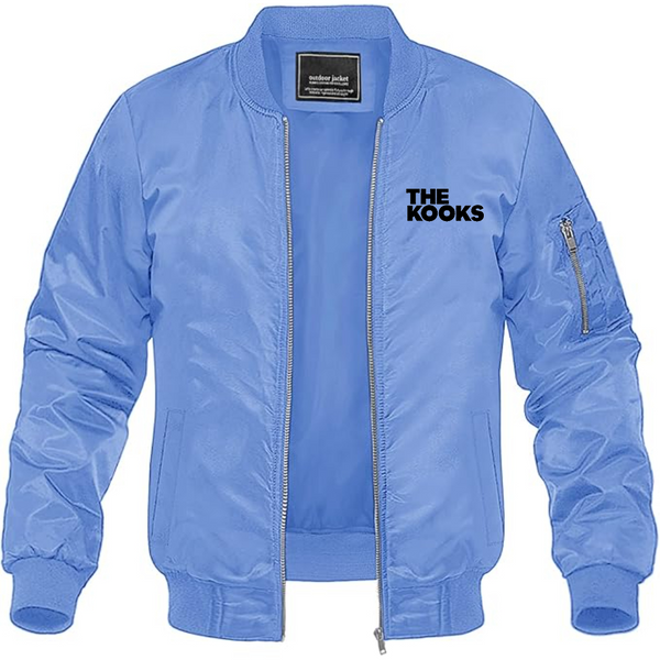 Men's The Kook  Lightweight Bomber Jacket Windbreaker Softshell Varsity Jacket Coat