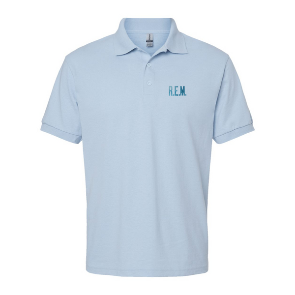 Men's  R.E.M. Blue Dry Blend Jersey Polo