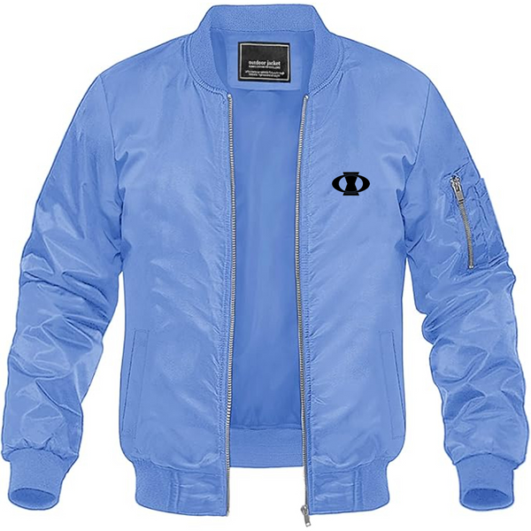 Men's Oltena Logo Lightweight Bomber Jacket Windbreaker Softshell Varsity Jacket Coat